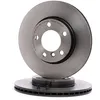 Image de BREMBO 09.B645.11 Disque de frein ventilé de l'intérieur, revêtu, à haute teneur en carbone, avec vis/boulons