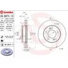 Image de BREMBO 09.B974.11 Disque de frein ventilé de l'intérieur, revêtu, à haute teneur en carbone, avec vis/boulons