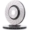 Image de BREMBO 09.B913.11 Disque de frein rainuré/perforé, revêtu, à haute teneur en carbone, avec vis/boulons