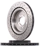 Image de BREMBO 09.B788.11 Disque de frein rainuré/perforé, revêtu, à haute teneur en carbone, avec vis/boulons