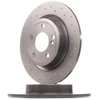 Image de BREMBO 08.B348.4X Disque de frein perforé, revêtu, à haute teneur en carbone, avec vis/boulons