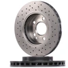 Image de BREMBO 09.B344.4X Disque de frein perforé/ventilé de l'intérieur, revêtu, à haute teneur en carbone, avec vis/boulons