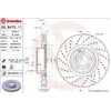 Image de BREMBO 09.B475.11 Disque de frein perforé/ventilé de l'intérieur, revêtu, à haute teneur en carbone, avec vis/boulons