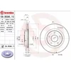 Image de BREMBO 09.B596.11 Disque de frein ventilé de l'intérieur, revêtu
