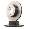 Image de BREMBO 09.C114.11 Disque de frein ventilé de l'intérieur, revêtu, à haute teneur en carbone, avec vis/boulons