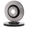 Image de BREMBO 09.C245.11 Disque de frein ventilé de l'intérieur, revêtu, à haute teneur en carbone, avec vis/boulons