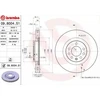 Image de BREMBO 09.8004.51 Disque de frein ventilé de l'intérieur, revêtu