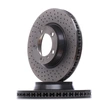 Image de BREMBO 09.C877.11 Disque de frein perforé/ventilé de l'intérieur, revêtu, à haute teneur en carbone, avec vis/boulons