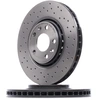 Image de BREMBO 09.B352.1X Disque de frein XTRA LINE - Xtra perforé/ventilé de l'intérieur, revêtu, à haute teneur en carbone, avec vis/boulons
