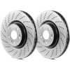 Image de BREMBO 09.B769.51 Disque de frein PRIME LINE - UV Coated perforé/ventilé de l'intérieur, revêtu, à haute teneur en carbone, avec vis/boulons