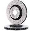 Image de BREMBO 09.C338.11 Disque de frein perforé/ventilé de l'intérieur, revêtu, à haute teneur en carbone, avec vis/boulons