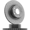 Image de BREMBO 09.B569.1X Disque de frein XTRA LINE - Xtra perforé/ventilé de l'intérieur, revêtu, à haute teneur en carbone, avec vis/boulons
