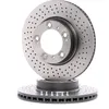 Image de BREMBO 09.C880.11 Disque de frein PRIME LINE - UV Coated perforé/ventilé de l'intérieur, revêtu, à haute teneur en carbone, avec vis/boulons