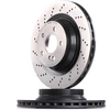 Image de BREMBO 09.C502.11 Disque de frein perforé/ventilé de l'intérieur, revêtu, à haute teneur en carbone, avec vis/boulons