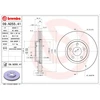 Image de BREMBO 09.N255.41 Disque de frein PRIME LINE - UV Coated ventilé de l'intérieur, revêtu