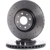Image de BREMBO 09.5180.3X Disque de frein XTRA LINE - Xtra perforé/ventilé de l'intérieur, revêtu, à haute teneur en carbone, avec vis/boulons