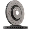 Image de BREMBO 09.B805.11 Disque de frein PRIME LINE - UV Coated rainuré/perforé, revêtu, à haute teneur en carbone, avec vis/boulons