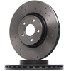 Image de BREMBO 09.C542.1X Disque de frein XTRA LINE - Xtra perforé/ventilé de l'intérieur, revêtu, à haute teneur en carbone
