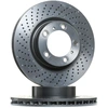 Image de BREMBO 09.D930.11 Disque de frein PRIME LINE - UV Coated perforé/ventilé de l'intérieur, revêtu, à haute teneur en carbone, avec vis/boulons