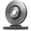 Image de BREMBO 09.D982.21 Disque de frein PRIME LINE - UV Coated perforé/ventilé de l'intérieur, revêtu, à haute teneur en carbone, avec vis/boulons