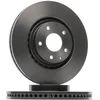 Image de BREMBO 09.E034.11 Disque de frein PRIME LINE - UV Coated ventilé de l'intérieur, revêtu