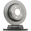 Image de BREMBO 09.B338.1X Disque de frein XTRA LINE - Xtra perforé/ventilé de l'intérieur, revêtu, à haute teneur en carbone, avec vis/boulons