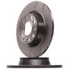 Image de BREMBO 08.A202.75 Disque de frein Essieu arrière, rainuré, revêtu, avec vis/boulons
