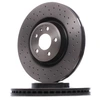Image de BREMBO 09.B970.1X Disque de frein XTRA LINE - Xtra perforé/ventilé de l'intérieur, revêtu, à haute teneur en carbone, avec vis/boulons