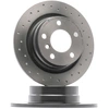 Image de BREMBO 08.C115.1X Disque de frein XTRA LINE - Xtra perforé, revêtu, à haute teneur en carbone, avec vis/boulons