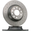 Image de BREMBO 08.C501.1X Disque de frein XTRA LINE - Xtra perforé, revêtu, avec vis/boulons