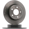 Image de BREMBO 08.B347.4X Disque de frein Essieu arrière, perforé, revêtu, à haute teneur en carbone, avec vis/boulons