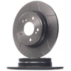 Image de BREMBO 08.7211.76 Disque de frein rainuré, revêtu, à haute teneur en carbone, avec vis/boulons