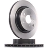 Image de BREMBO 09.7356.21 Disque de frein Essieu arrière, ventilé de l'intérieur, revêtu, à haute teneur en carbone
