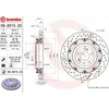 Image de BREMBO 09.9315.23 Disque de frein Pot de disque de frein en aluminium, revêtu, à haute teneur en carbone, avec vis/boulons