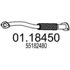Image de MTS 01.18450 Tuyau d'échappement Longueur: 630mm, avant