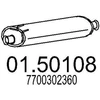 Image de MTS 01.50108 Silencieux Intermédiaire Longueur: 725mm
