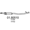 Image de MTS 01.80510 Silencieux Intermédiaire Longueur: 1720mm