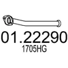 Image de MTS 01.22290 Tuyau d'échappement Longueur: 580mm, avant
