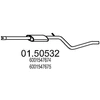 Image de MTS 01.50532 Silencieux Intermédiaire Longueur: 1810mm