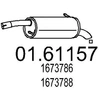 Image de MTS 01.61157 Silencieux arrière