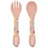 Image de Couverts En Silicone Slurpy La Pieuvre Rose