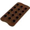 Image de Moule en silicone Silikomart SCG47 3d Choco Flame Marron 11x3,5x24 cm 22.147.77.0065