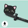 Image de Stylo À Encre Gel Effaçable - Kitty Noir