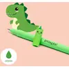 Image de Stylo À Encre Gel Effaçable - Dino Vert