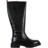 Image de Bottes En Cuir À Fermeture Éclair Noir