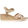 Image de Sandales compensées femme Geox Ischia Corda B Beige 41 D55HHB_00020_C8191