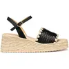 Image de Sandales compensées femme Geox Alemeria Noir 37 D651KA_01143_C9999