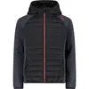Image de Veste imperméable hybride à capuche fille CMP Noir 12 ans 33E5995-U423