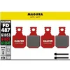Image de Plaquette de frein Galfer Magura Mt5 Mt7 Rouge TU FD487G1851