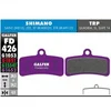 Image de Plaquette de frein Galfer Shimano Saint 810, Zee Violet 39,5x24,2x4 mm FD426G1652